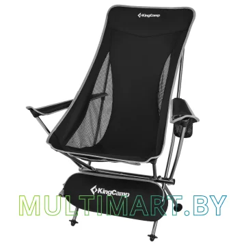 Стул KingCamp Ultralight Arm Chair KC2015 (чёрно-серый)